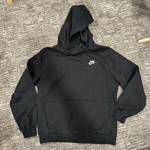 Nike Black Hoodie with Signature Swoosh